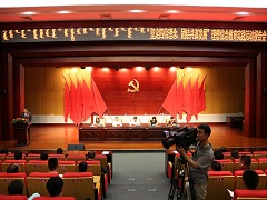 2015年总经理乔利博在霍市理想信念报告会